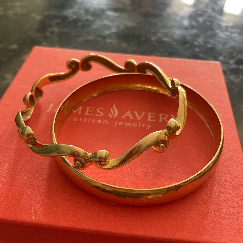 James Avery 14k gold bangle